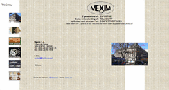 Desktop Screenshot of mexim-sa.com